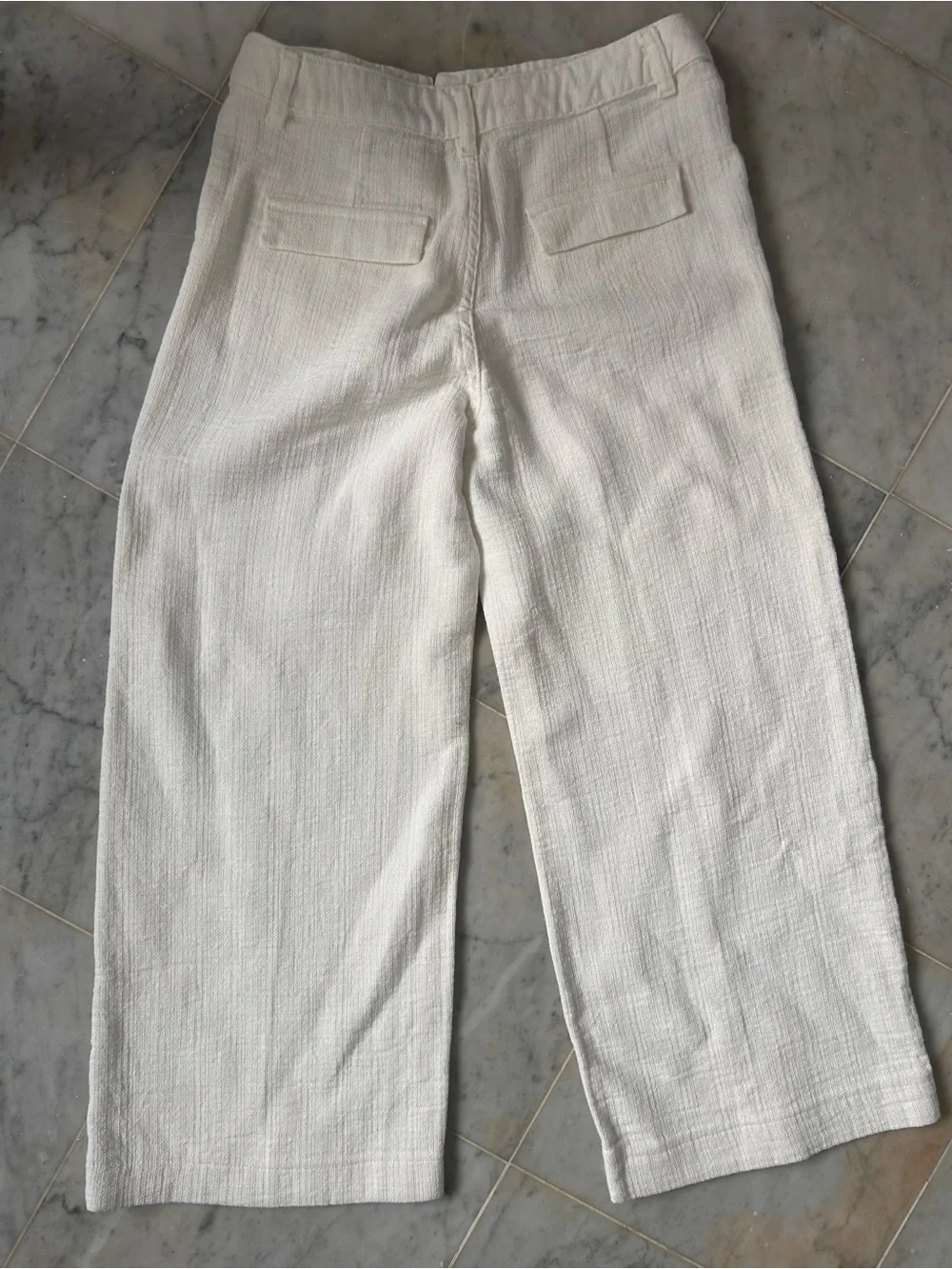 Women's tweed-style Pants in White